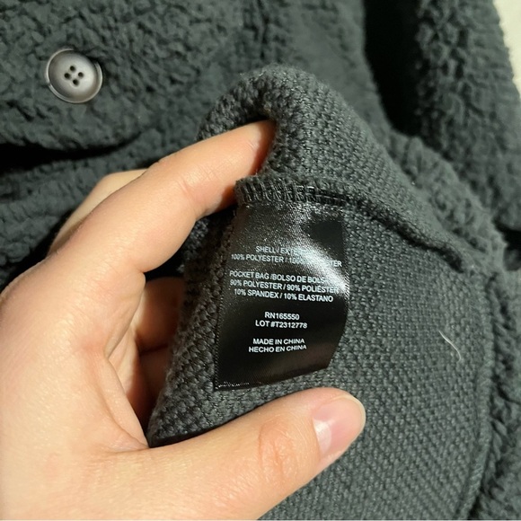 32 DEGREES - Women's Cozy Fleece Oversized Shirt Jacket - Grey - XL/XXL - Picture 5 of 8